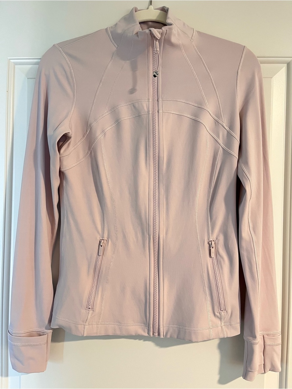 Porcelain Pink Lululemon Define Jacket Nulu Size 8